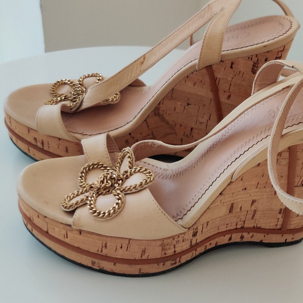 CHLOE wedge sandals